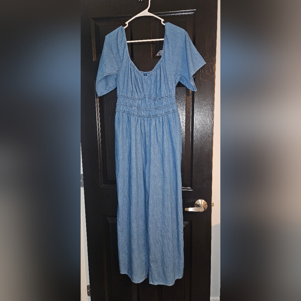 Blue Denim Jumpsuit Old Navy